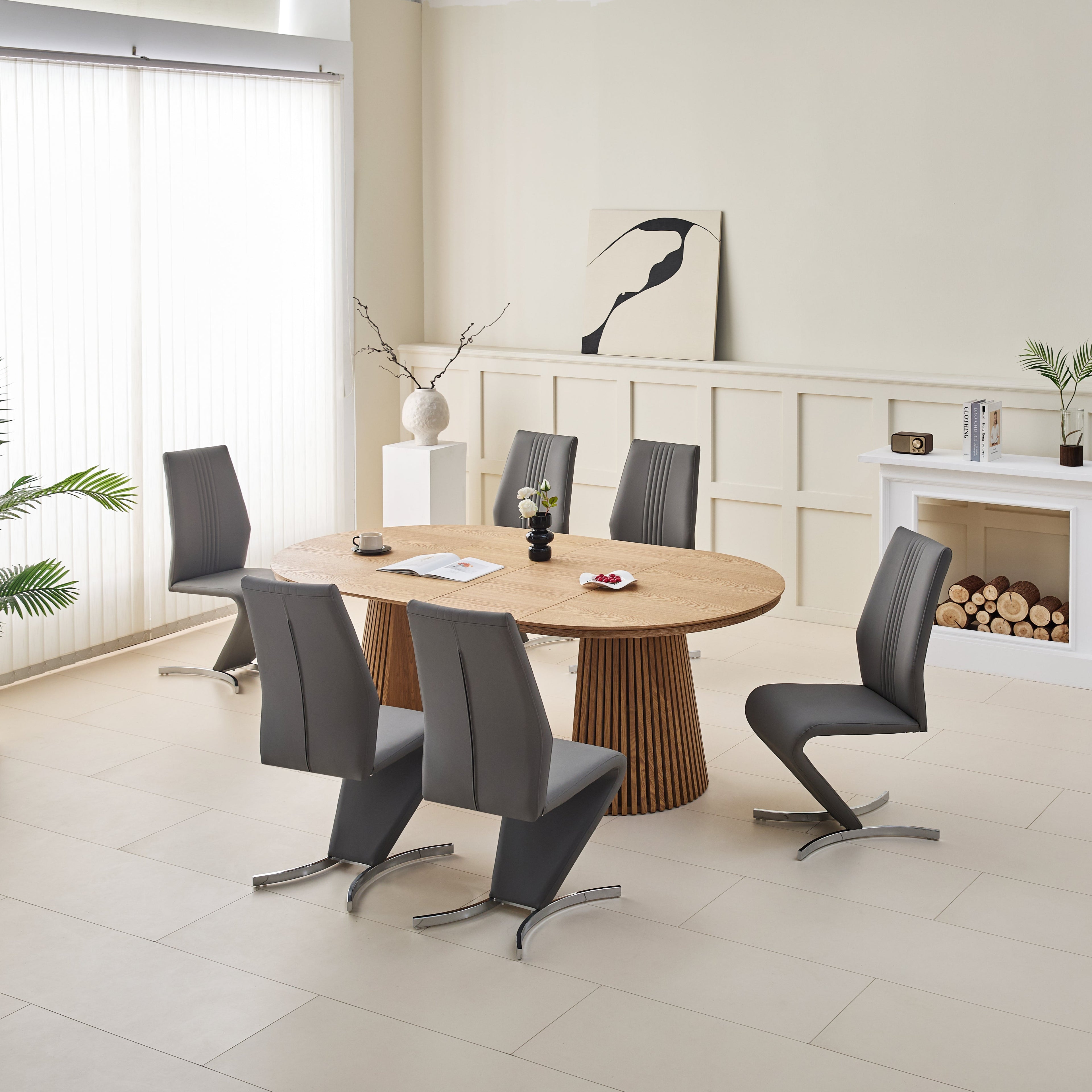Thickened dining table