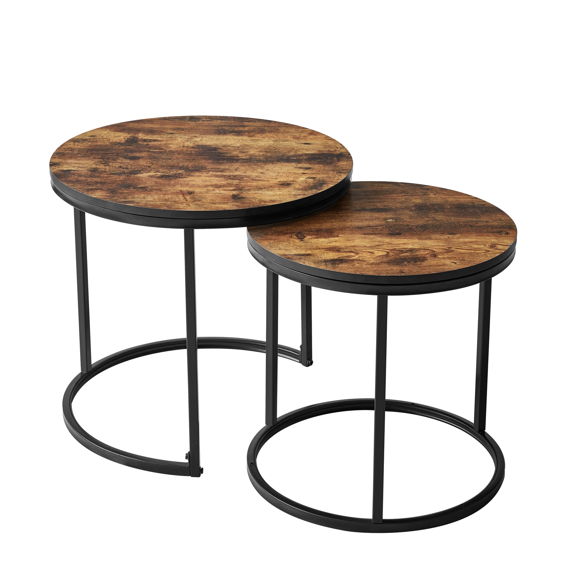 Modern Melamine Plate Nesting Coffee Table Set