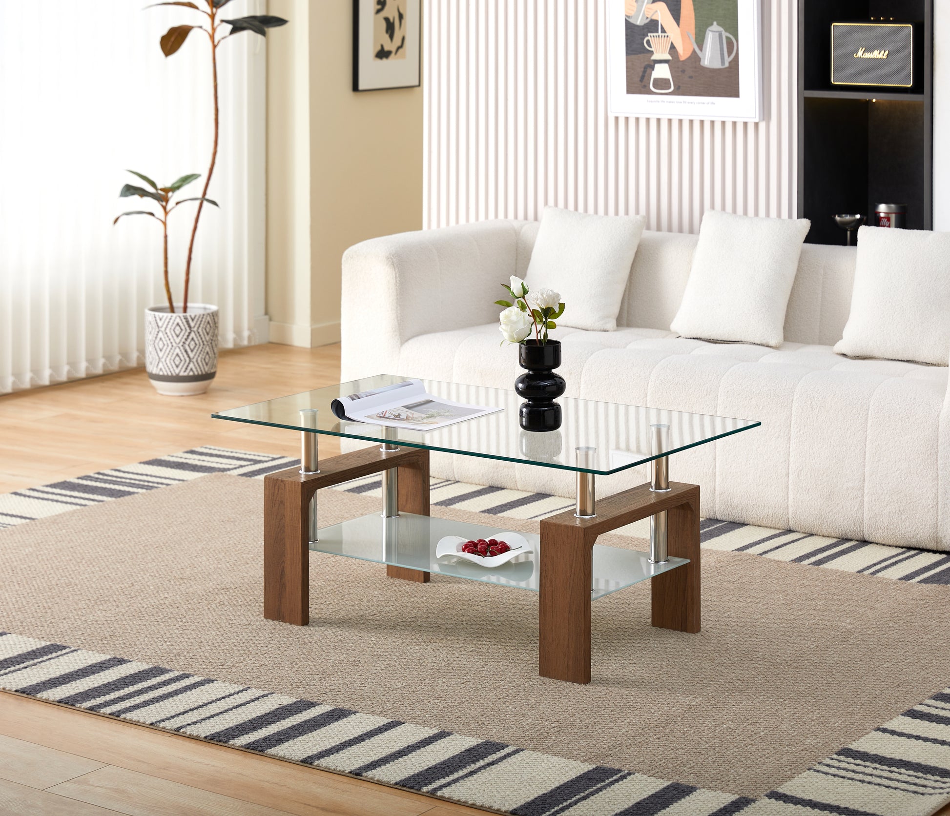 Tempered Glass coffee table