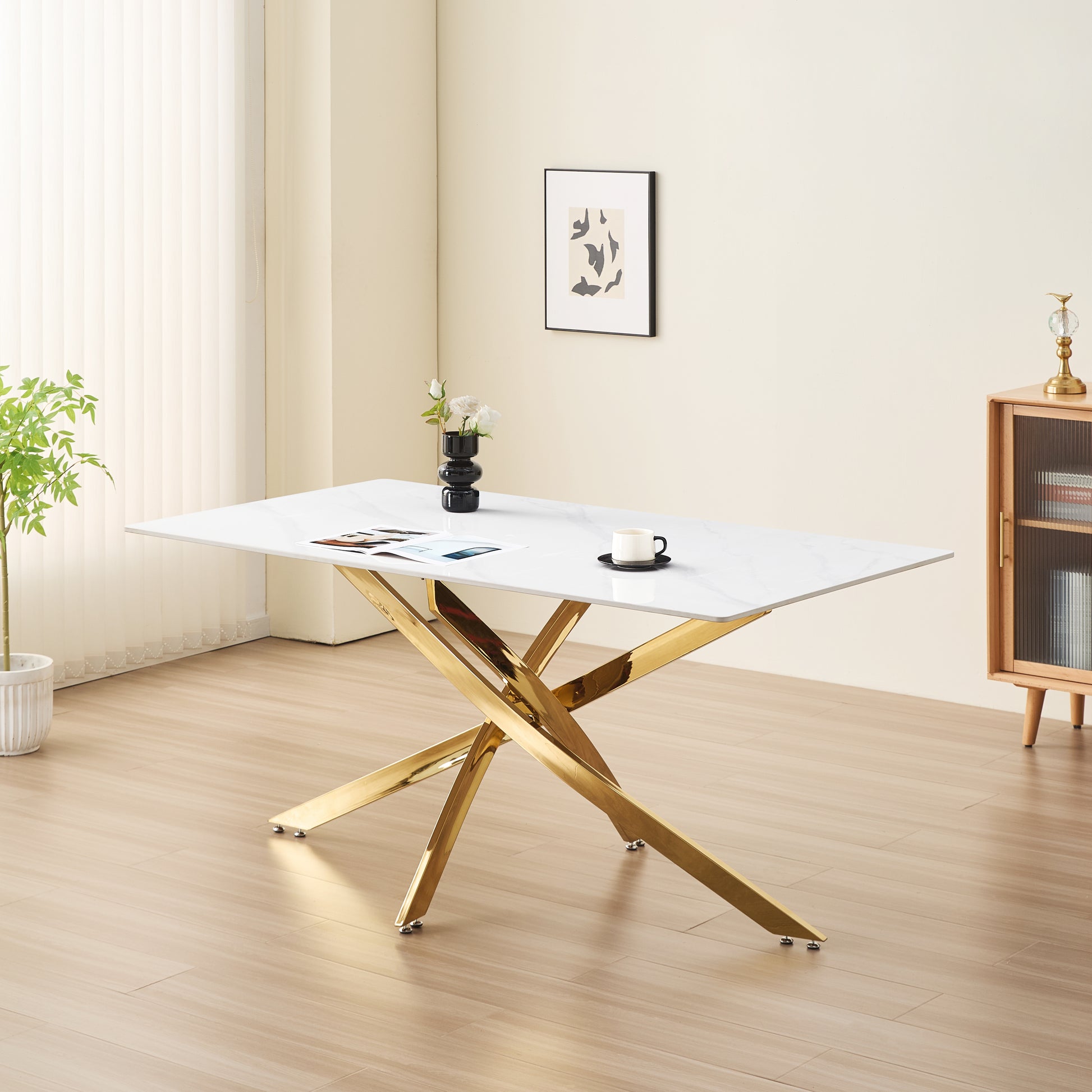 Tempered Glass dining table