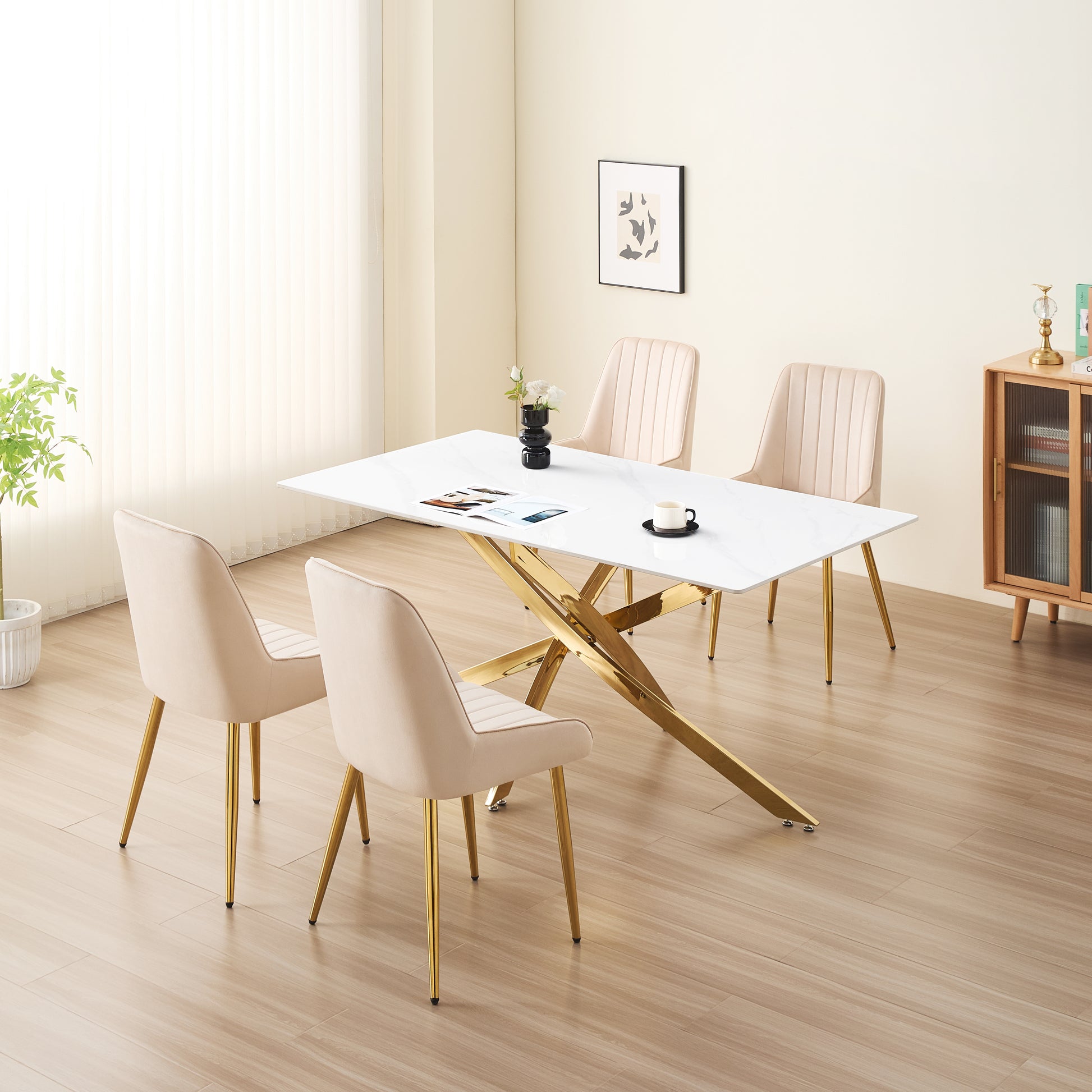 Tempered Glass dining table