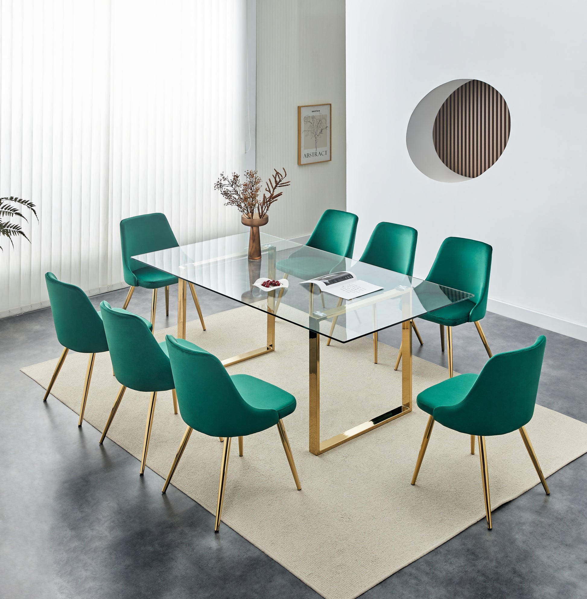 Tempered Glass dining table