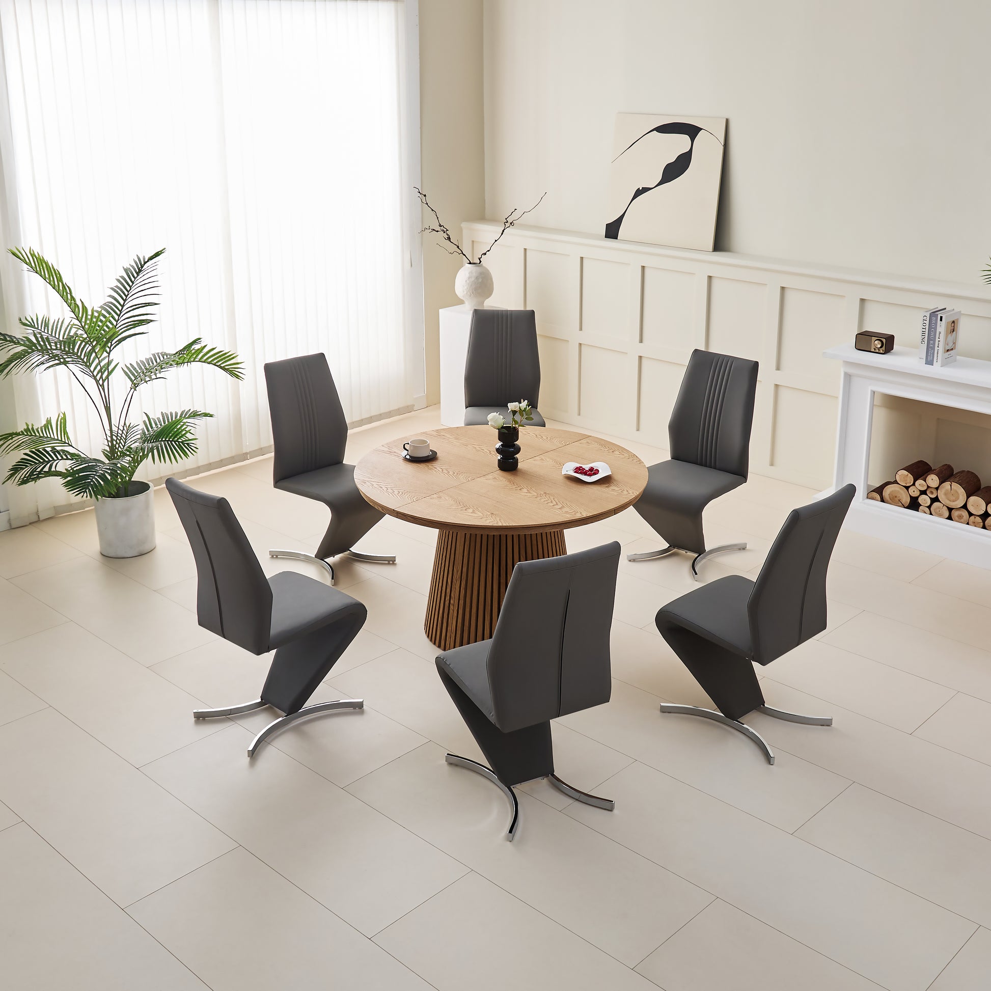 Thickened dining table