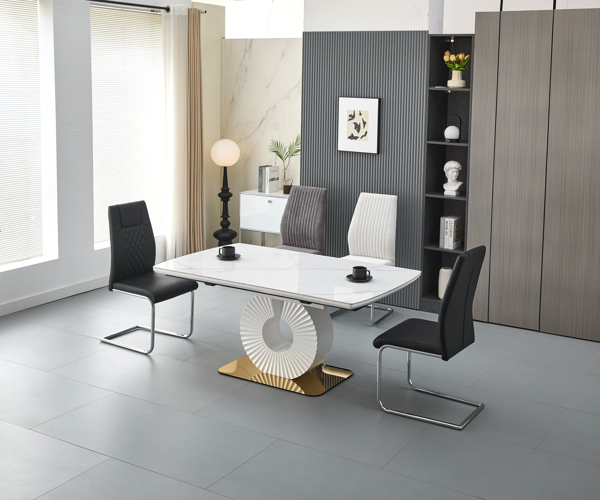Sintered stone dining table