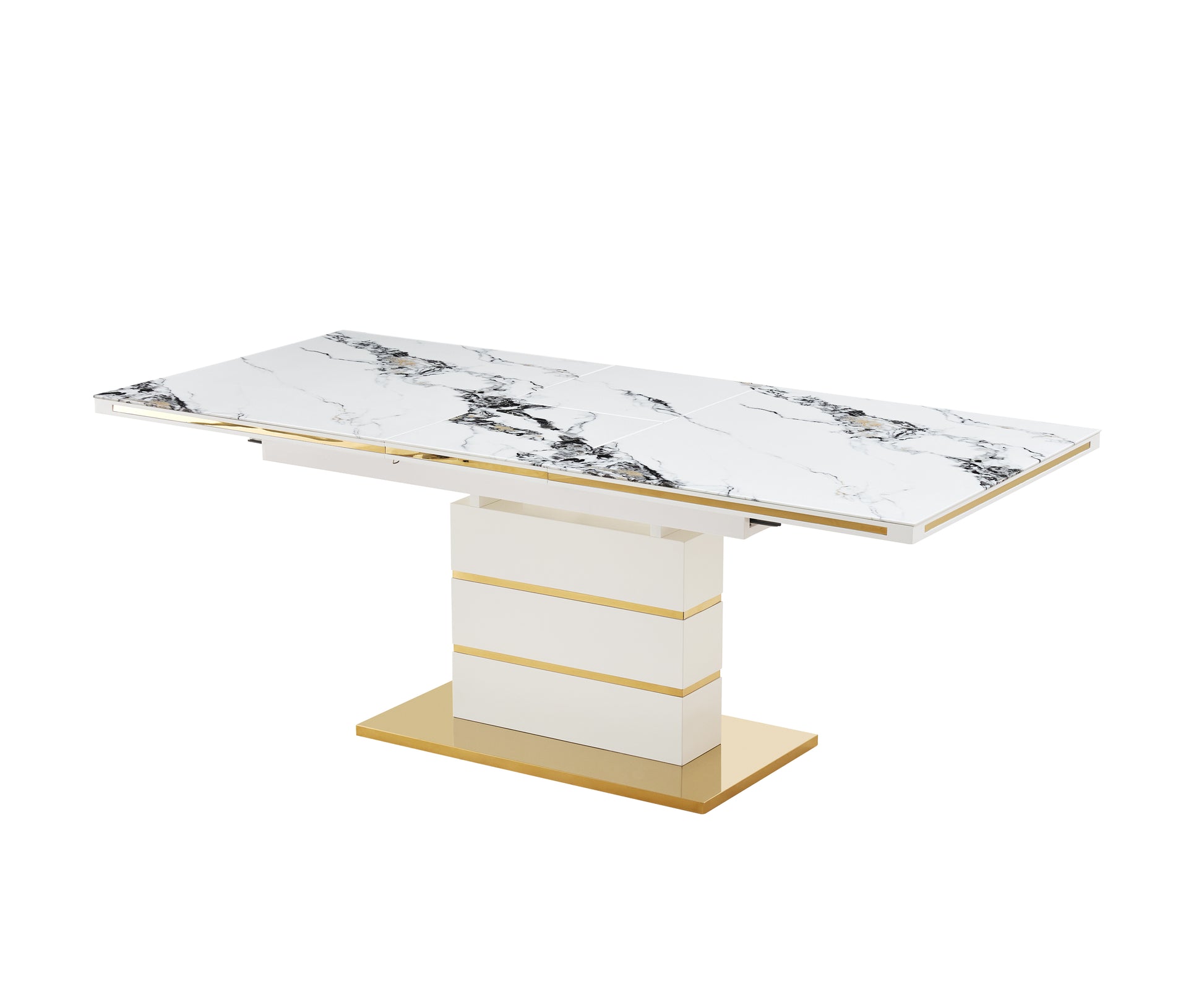 Glass Sticker, Resin & MDF dining table