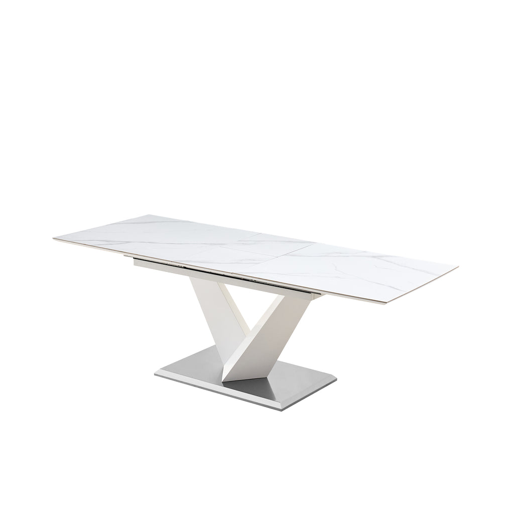 Modern MDF and Sintered Stone Dining Table