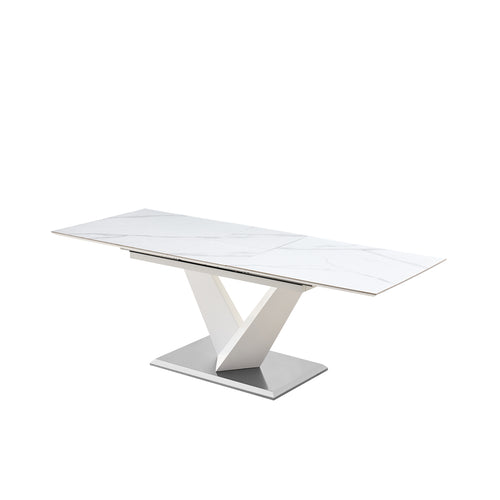 Modern MDF and Sintered Stone Dining Table