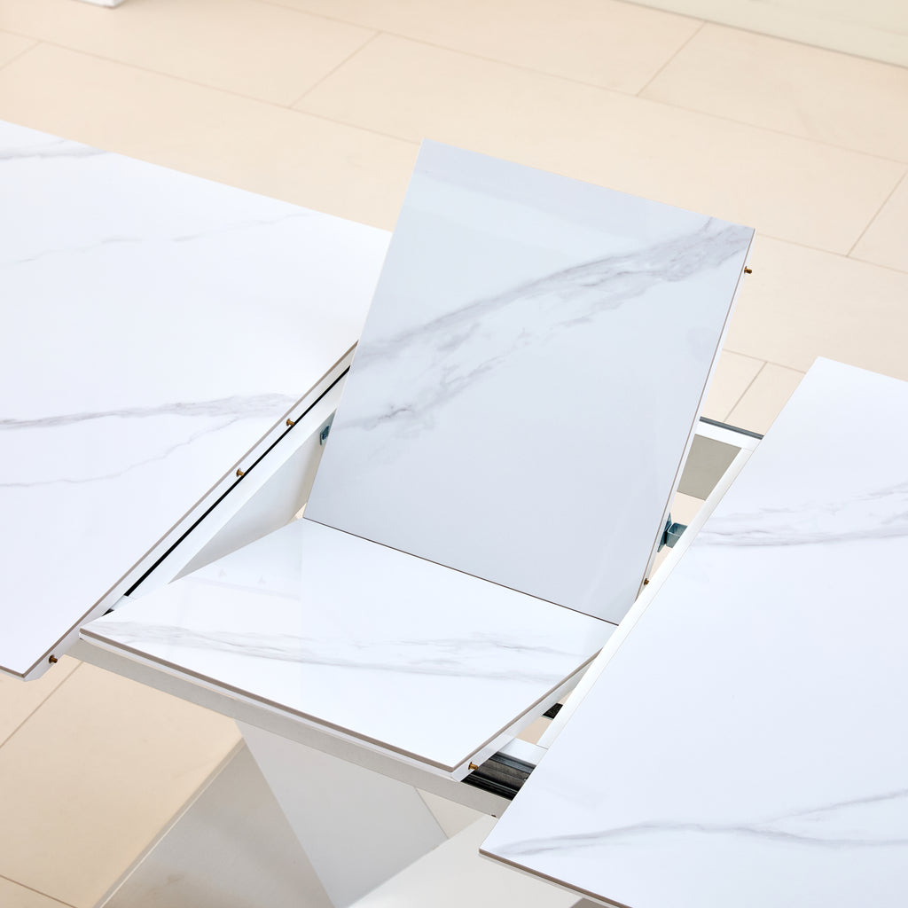 Modern MDF and Sintered Stone Dining Table