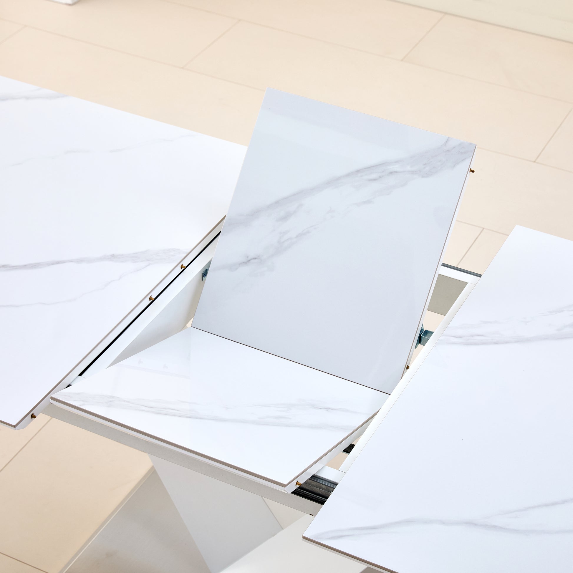 Modern MDF and Sintered Stone Dining Table